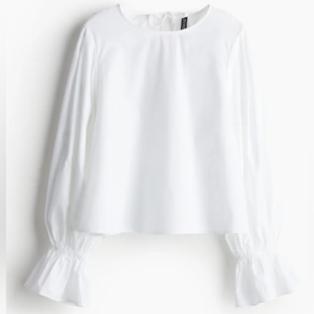 Tie Detail Cotton blouse